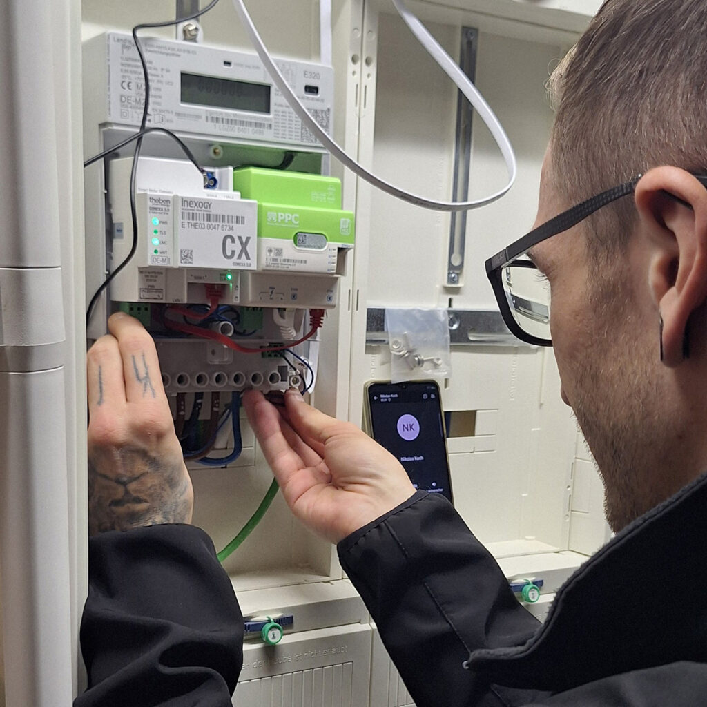 Installation Smart Meter Gateway und CLS-Steuerbox